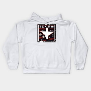 texas state sticker Kids Hoodie